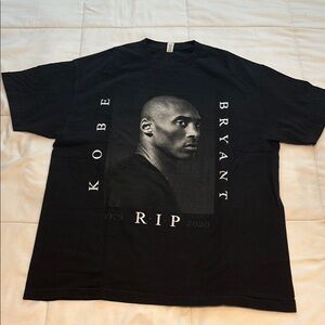 Alstyle Black Short Sleeve Tee with Memorial Design
